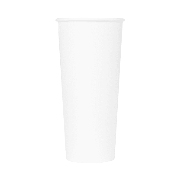 Karat® Hot Cup 24 OZ Double Wall Poly-Coated Paper White 500/Case