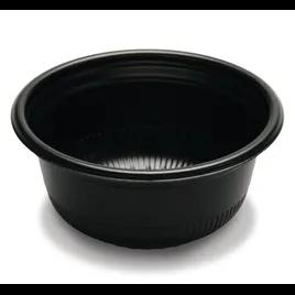 Take-Out Container Base 12 OZ PS Black Round 500/Case