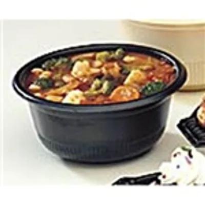 Take-Out Container Base 12 OZ PS Black Round 500/Case