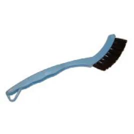 Grout & Tile Brush Plastic Nylon Black Blue Curved 0.75IN Brush Trim 1/Each