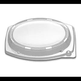 Lid Dome 11X8 IN PS Clear Oval For Serving Tray 250/Case