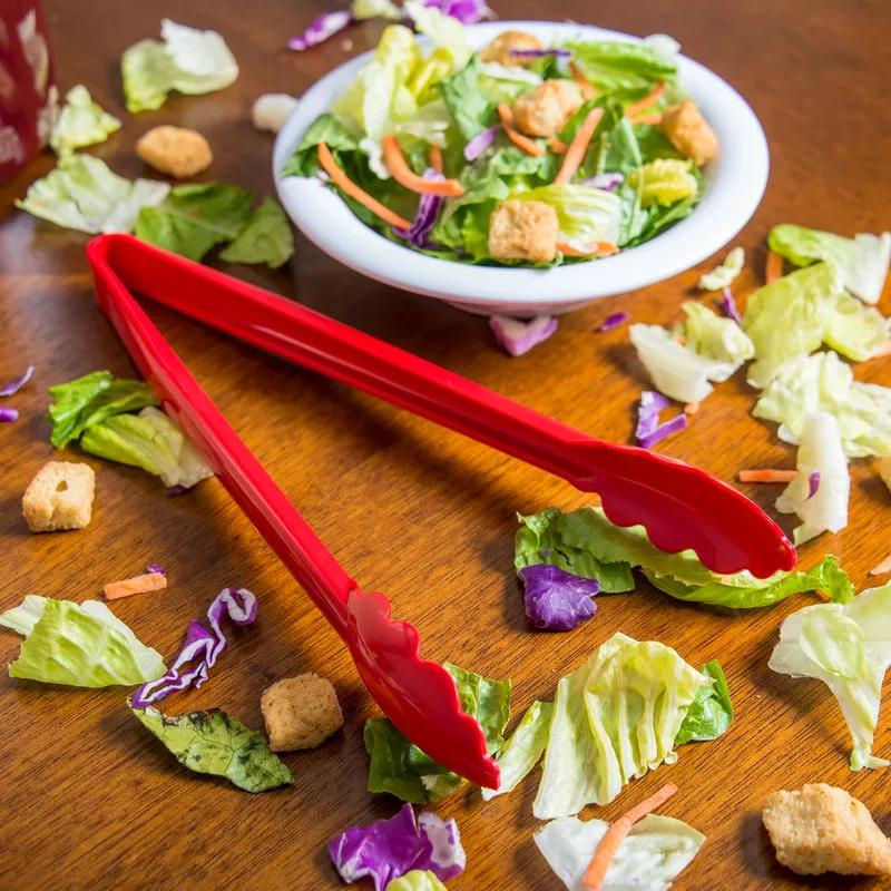 Tongs 11.75 IN Acetal Red 12/Case