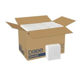 Dixie® Dinner Napkins 15X16 IN White Paper 2PLY 1/8 Fold 3024/Case