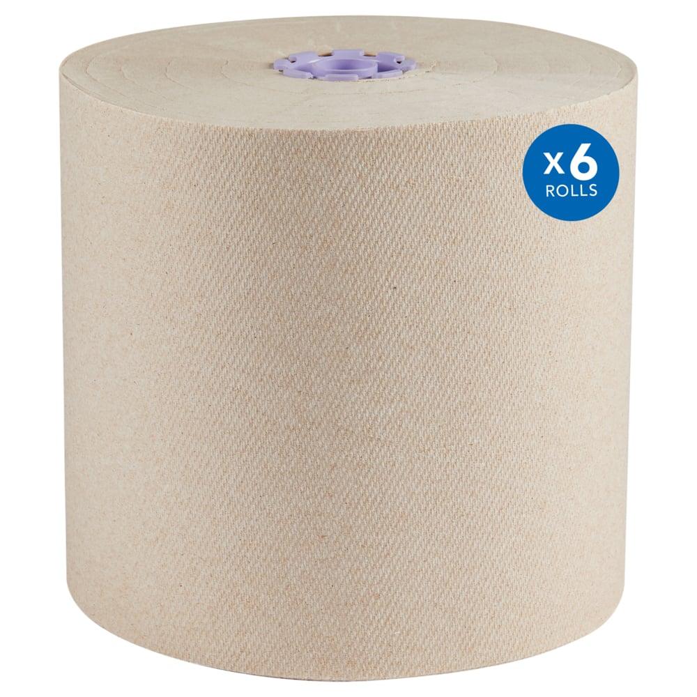 Scott® Essential Roll Paper Towel 700 FT Brown Standard Roll Core 6 Rolls/Case