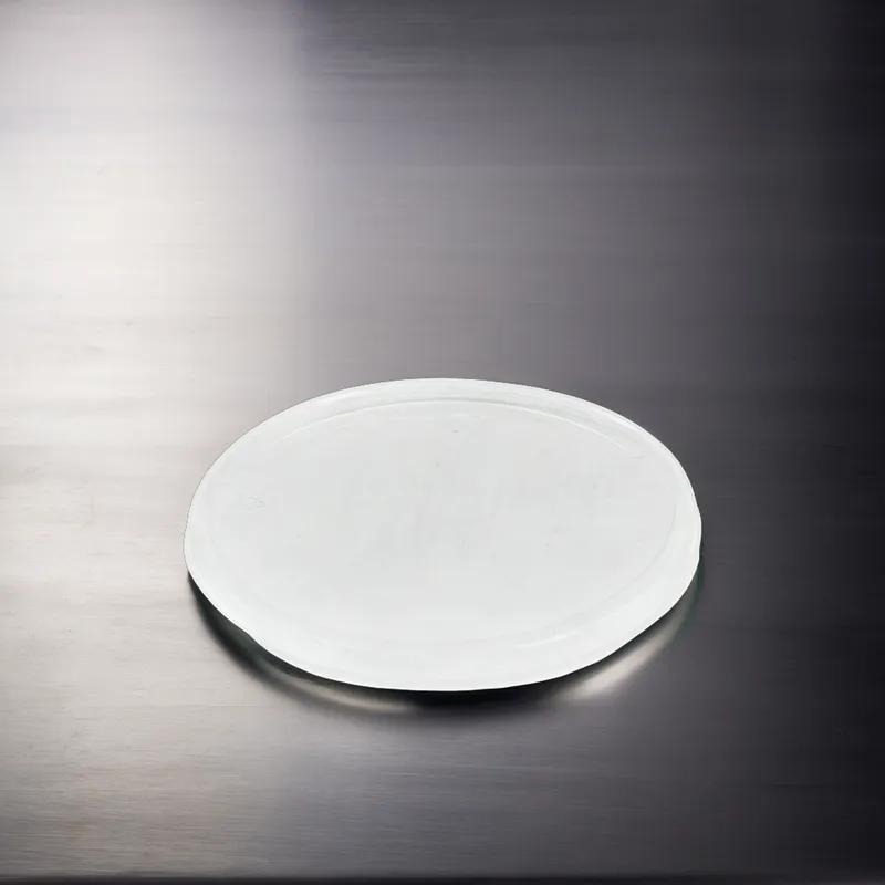 Lid Flat 6.95X6.95X0.42 IN PET Clear Round For Container 600/Case