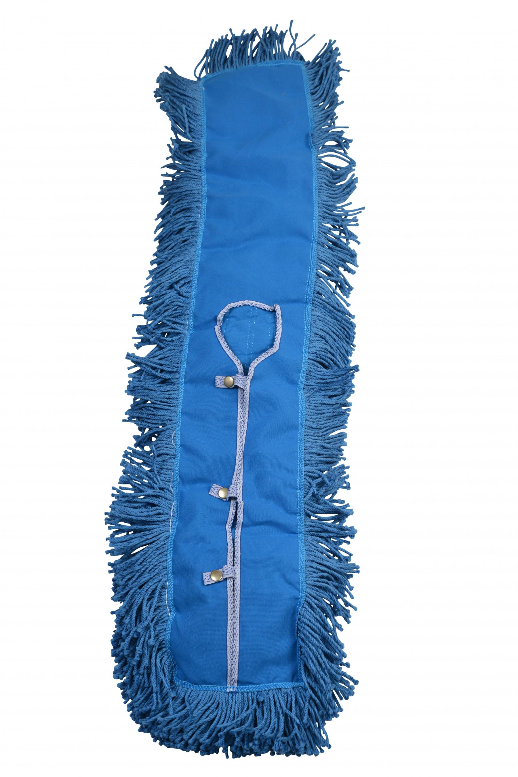 JaniFiber Dust Mop 36X5 IN Blue Static Charged 12/Case