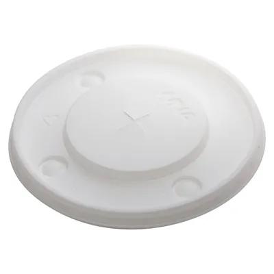 WNA Lid Flat PET Translucent For Cup With Hole Identification 600/Case