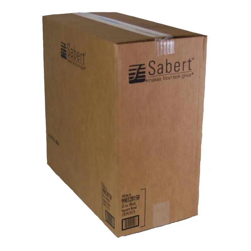 Bowl Large (LG) 32 OZ Black Square 150/Case