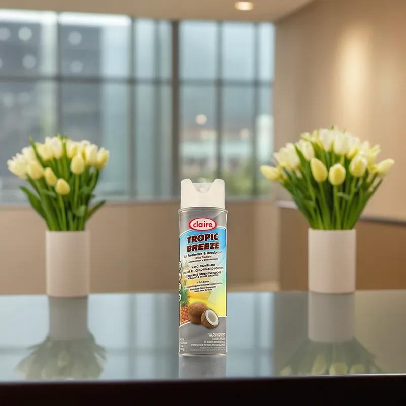 Claire Air Freshener & Deodorizer Tropic Breeze Aerosol 20 FLOZ 12/Case