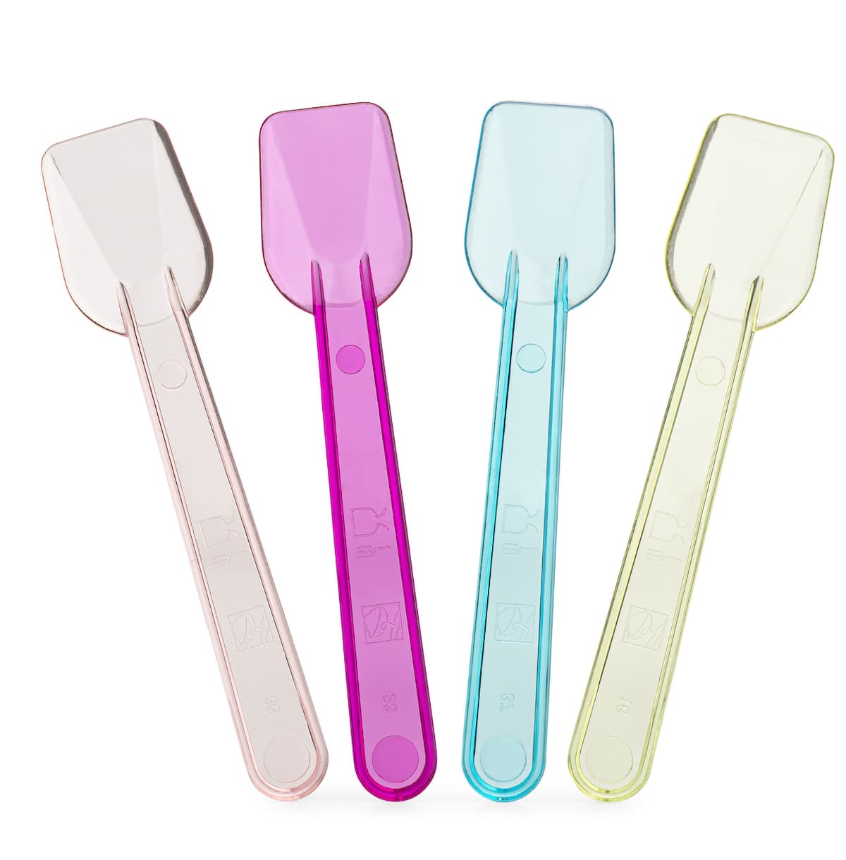 Spoon Plastic Clear 3000/Case