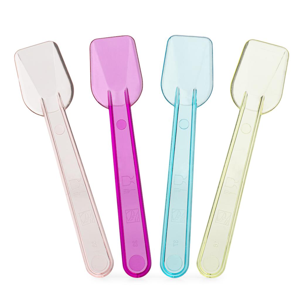 Spoon Plastic Clear 3000/Case