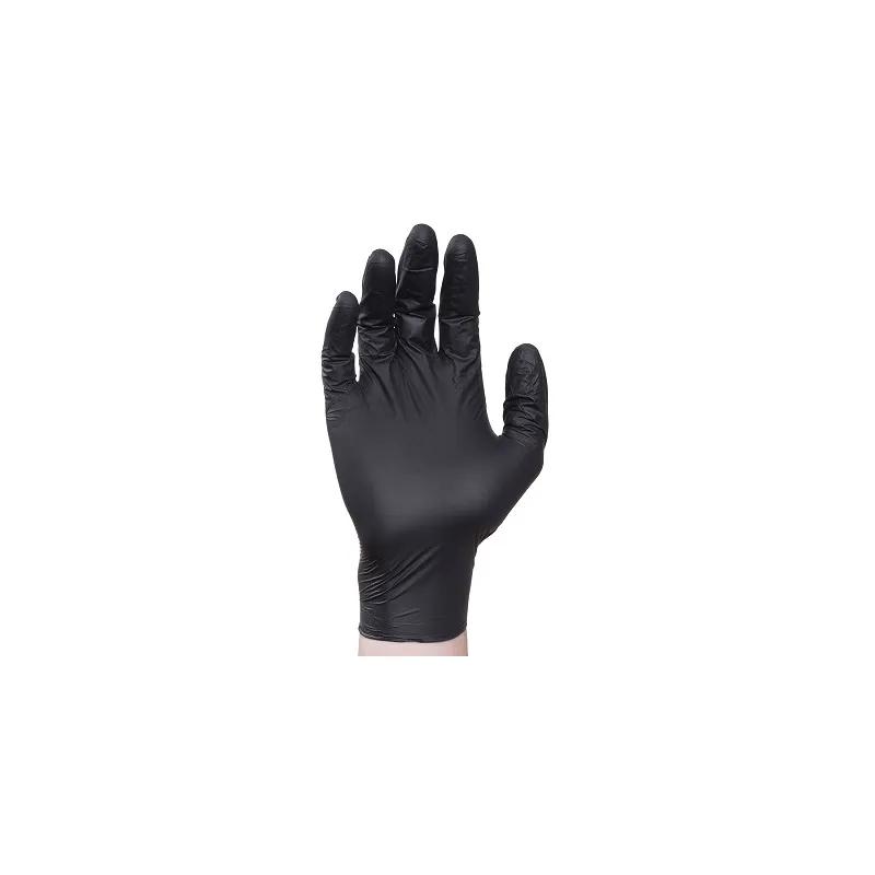 Victoria Bay Examination Gloves Small (SM) Black 3MIL Nitrile Disposable Powder-Free 1000/Case