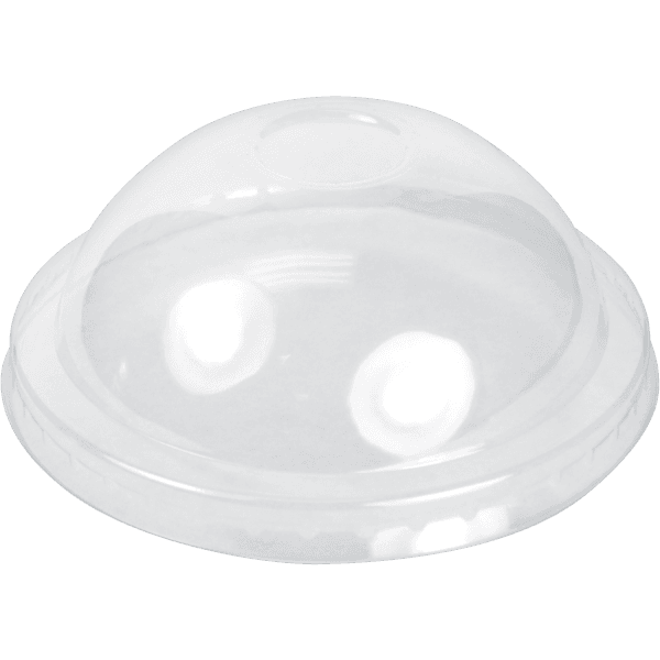 Lid Dome Plastic Clear For 12-16 OZ Cold Cup No Hole 1000/Case