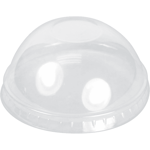 Lid Dome Plastic Clear For 8 OZ Cup No Hole 1000/Case