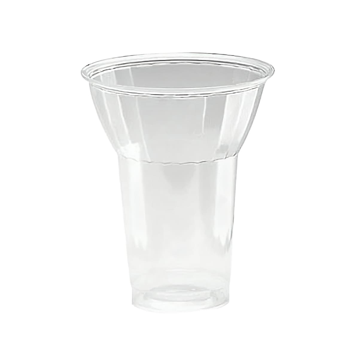 WNA Polar Parfait Parfait Dessert Container Base 12 OZ PS Clear Round 500/Case