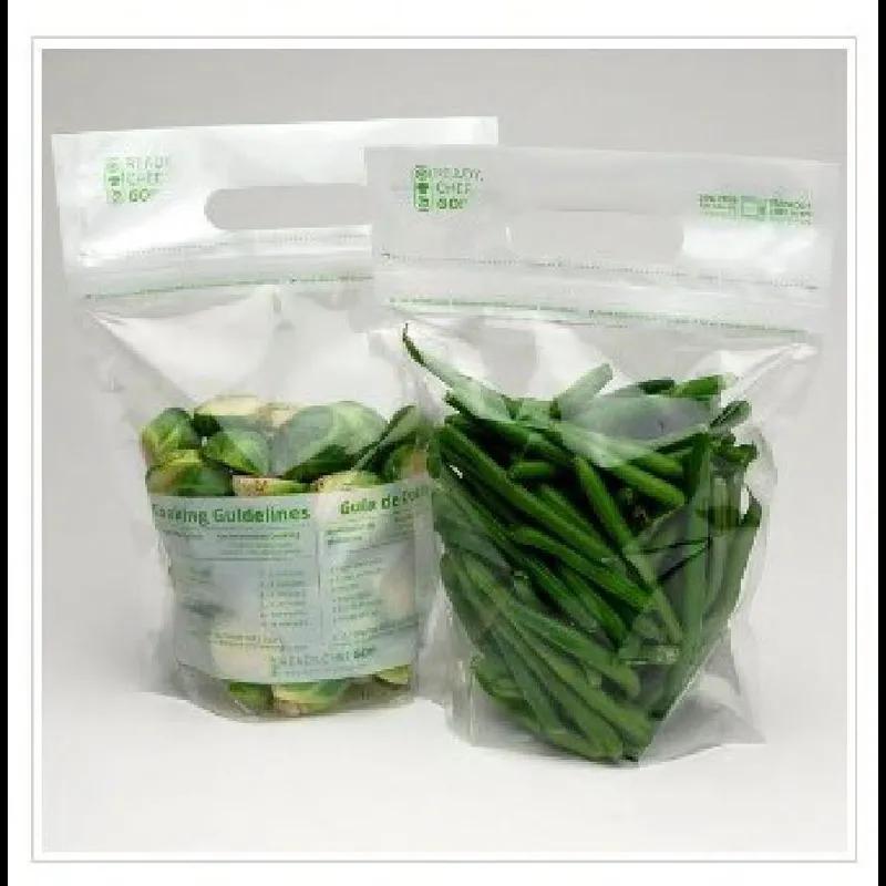 Ready. Chef. Go!® Produce Bag 7.5X4X11 IN OPP CPP Clear With Zip Seal Closure FDA Compliant Microwave Oven Safe 250/Case