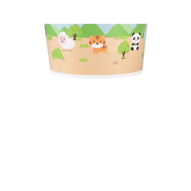 Karat® Food Container Base 12 OZ Double Wall Poly-Coated Paper Multicolor Round 1000/Case