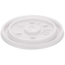 Lid Flat Plastic Translucent For 32 OZ Cup With Hole Identification 1000/Case
