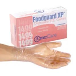 Foodguard Gloves Medium (MED) PE 500 Count/Pack 4 Packs/Case 2000 Count/Case