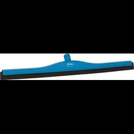 Vikan® Floor Squeegee 27.6X3.1X4.3 IN Polypropylene (PP) Cellular Rubber Blue With Replacement Cassette Threaded 1/Each