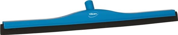 Vikan® Floor Squeegee 27.6X3.1X4.3 IN Polypropylene (PP) Cellular Rubber Blue With Replacement Cassette Threaded 1/Each