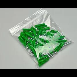 Bag 8X10 IN LDPE 4MIL Clear With Zip Seal Closure FDA Compliant Reclosable 1000/Case