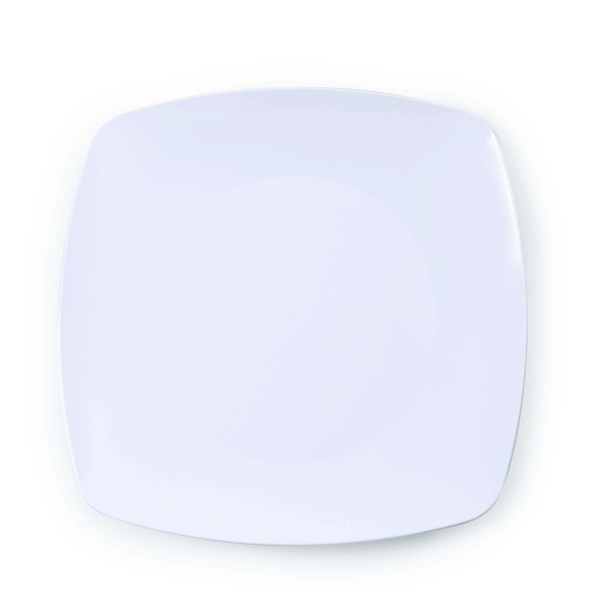 Plate 5.5 IN Plastic White Square 120/Case