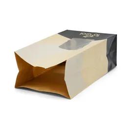 Bagcraft® EcoCraft ToGo!® Take-Out Bag 5X3X9.625 IN 4 LB Paper 4# With Window Vented 500/Case