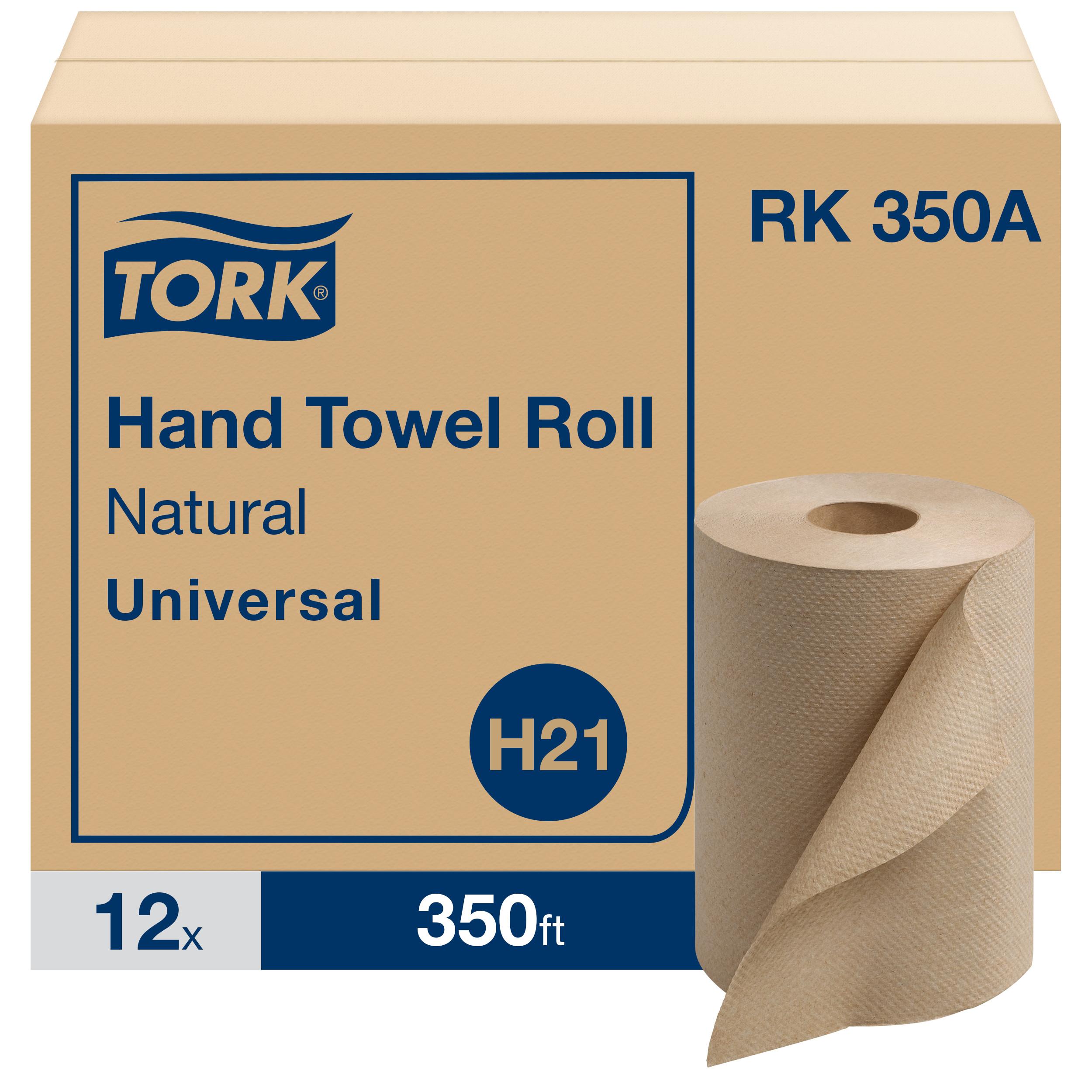 Tork Roll Paper Towel H21 7.875IN X350FT Kraft Standard Roll Embossed Refill 1.925IN Core Diameter 12 Rolls/Case