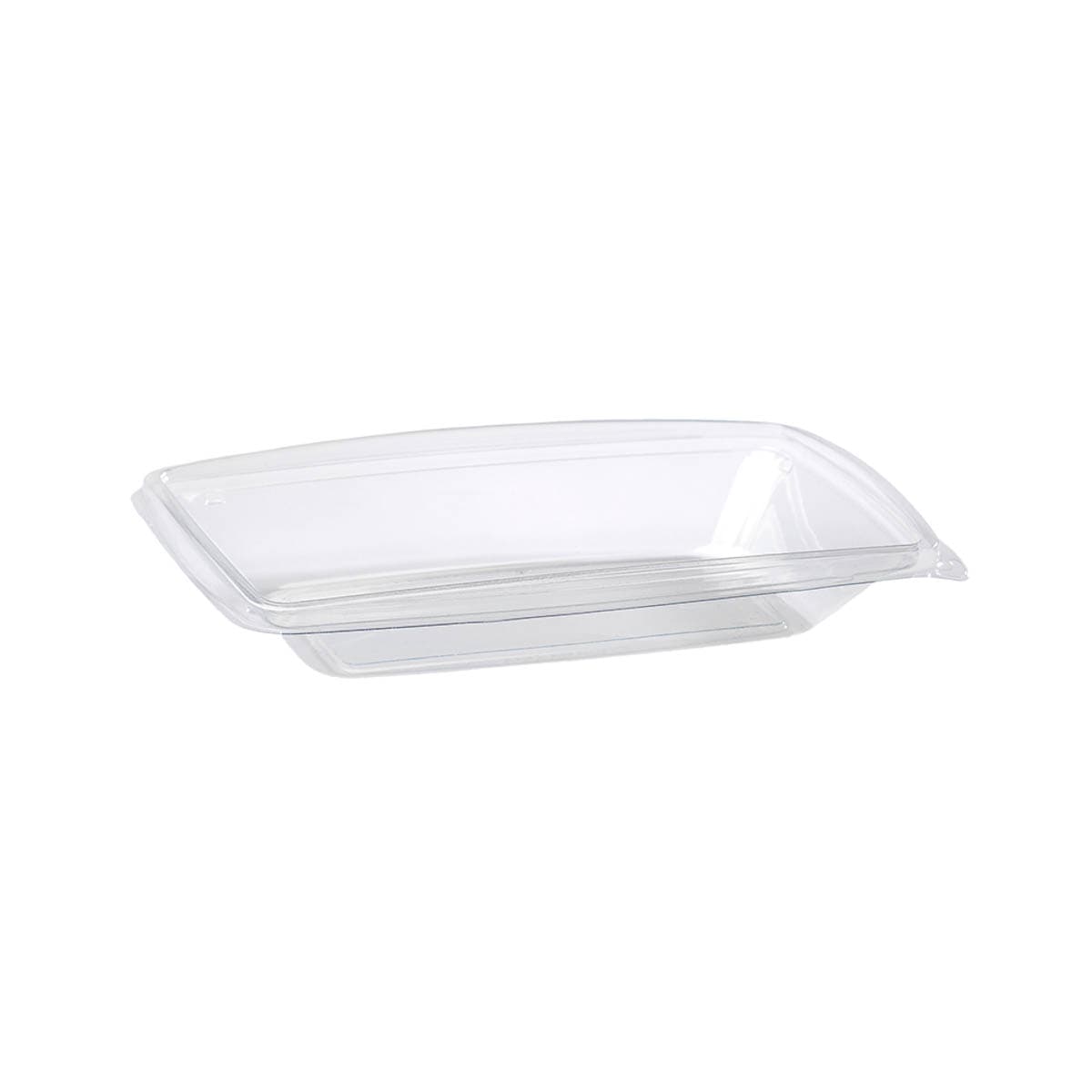 The BOTTLEBOX ® Take-Out Container Base 10.25X7.25X1.75 IN RPET Clear Rectangle 400/Case