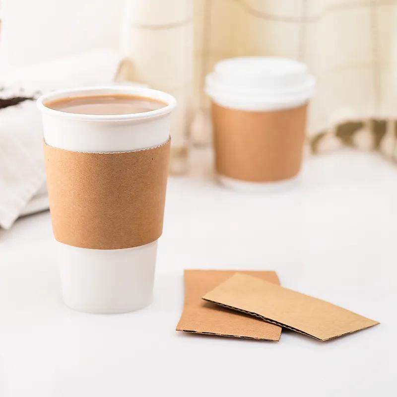 Karat® Cup Sleeve Paper Kraft For 10-24 OZ 1000/Case