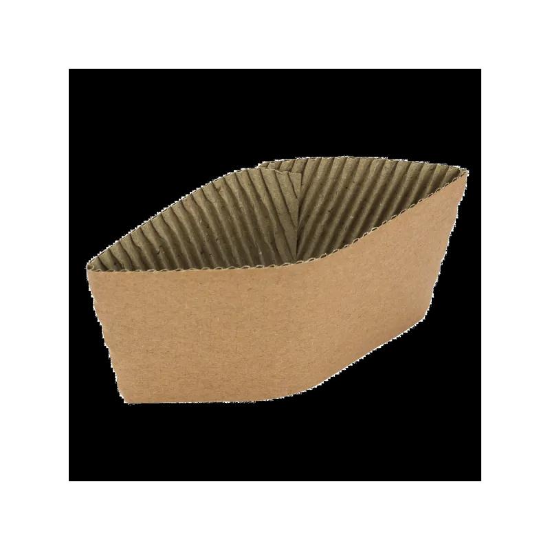 Karat® Cup Sleeve Paper Kraft For 10-24 OZ 1000/Case