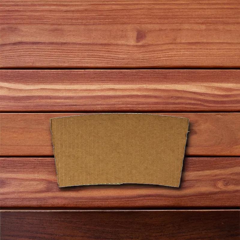 Karat® Cup Sleeve Paper Kraft For 10-24 OZ 1000/Case