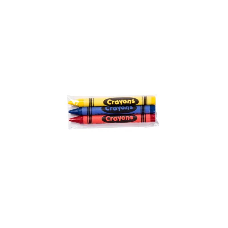 Crayon Red Blue Green Yellow Purple Brown 300 Count/Pack 10 Packs/Case 3000 Count/Case