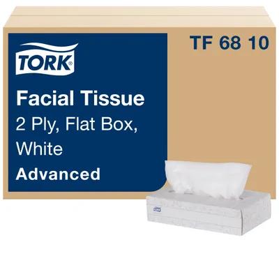 Facial Tissue F1 8.2X7.875 IN 2PLY White Single Fold Flat Box 100 Sheets/Pack 30 Packs/Case 3000 Sheets/Case