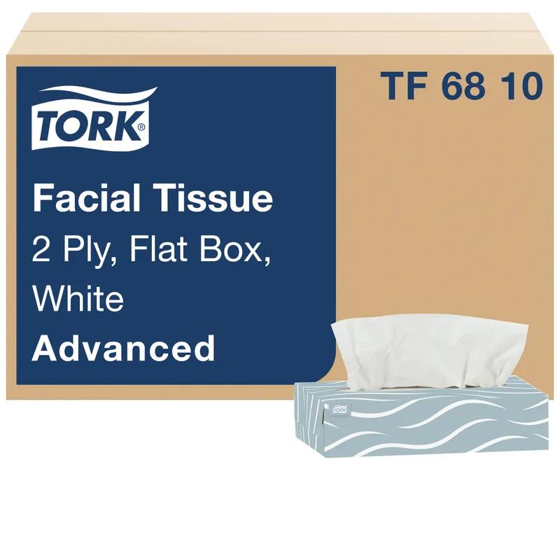 Facial Tissue F1 8.2X7.875 IN 4.1X7.875 IN 2PLY White Single Fold Flat Box Refill 100 Sheets/Pack 30 Packs/Case