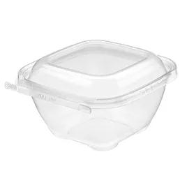 Safe-T-Fresh® Take-Out Container Hinged With Dome Lid 5X5X2.5 IN PP Clear Square 270/Case