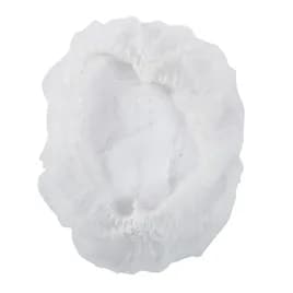 Bouffant Cap 24 IN White PP 100 Count/Pack 10 Packs/Case 1000 Count/Case