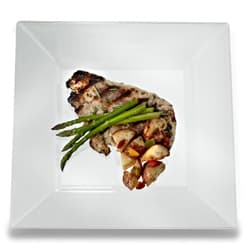 Plate 10.75 IN Clear Square 120/Case