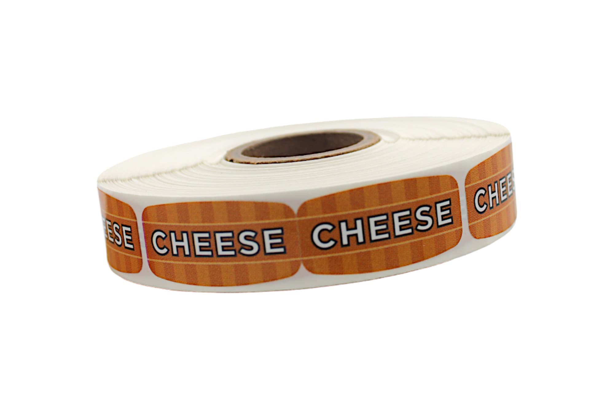 Cheese Bakery Flavor Label 0.625X1.25 IN 4 Color Process UV 1000 Count/Roll 50 Rolls/Case 50000 Count/Case
