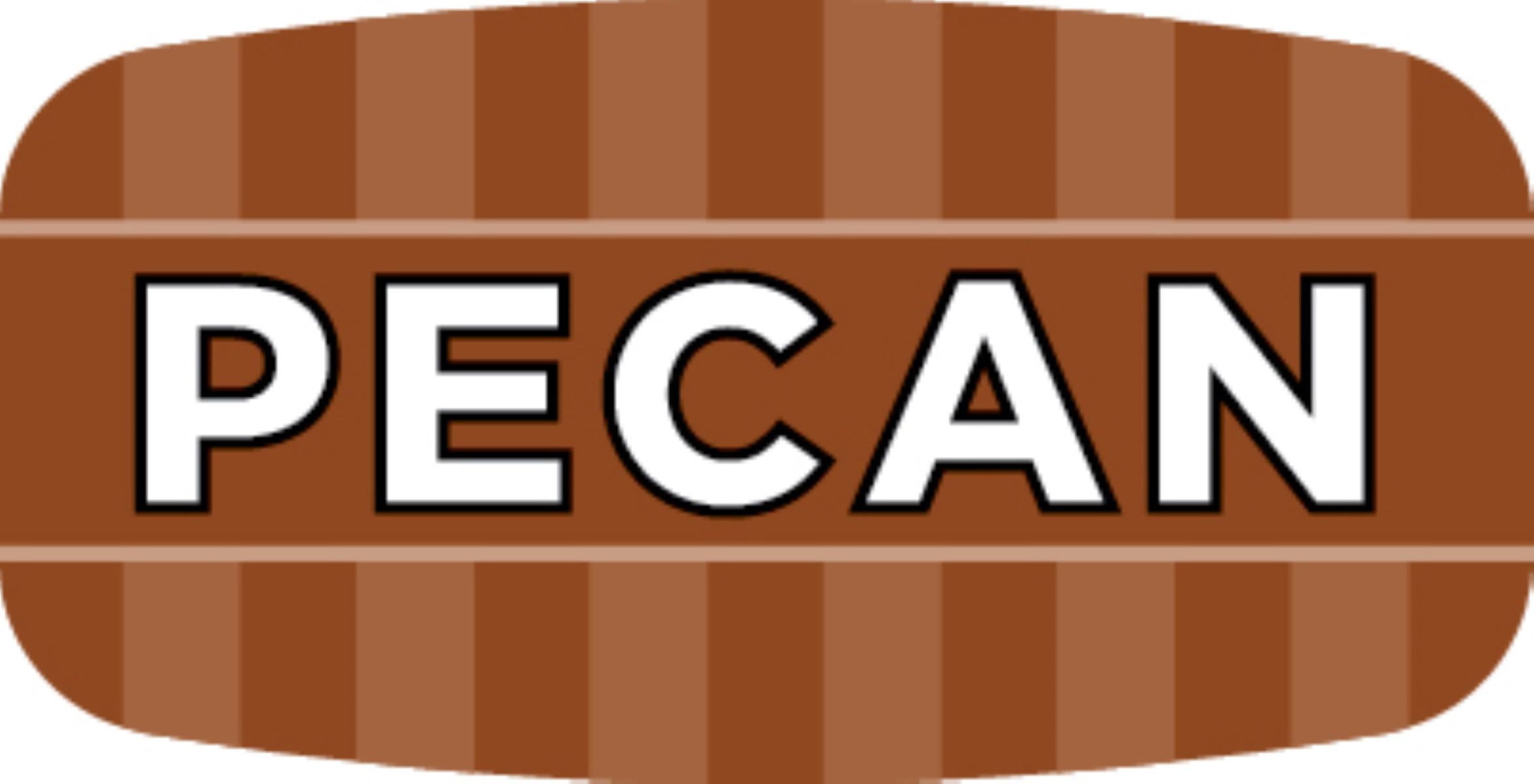 Pecan Bakery Flavor Label 0.625X1.25 IN 4 Color Process UV 1000 Count/Roll 50 Rolls/Case 50000 Count/Case