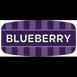 Blueberry Label 0.625X1.25 IN Purple Oval 1000/Roll