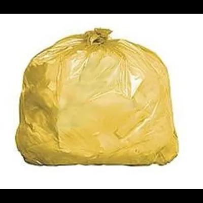Can Liner 37X50 IN 44 GAL Yellow Plastic 3MIL 50 Count/Pack 3 Packs/Case 150 Count/Case