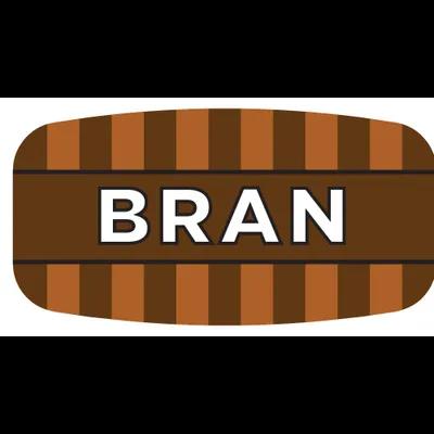 Bran Label Oval 1000/Roll