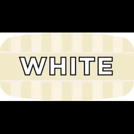 White Bakery Flavor Label 0.625X1.25 IN 4 Color Process UV 1000 Count/Roll 50 Rolls/Case 50000 Count/Case