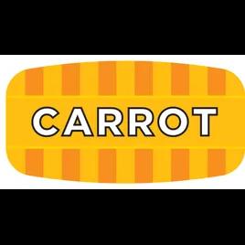 Carrot Label Oval 1000/Roll