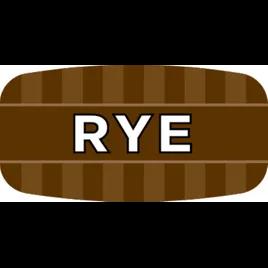 Rye Bakery Flavor Label 0.625X1.25 IN Oval 4 Color Process UV 1000 Count/Roll 50 Rolls/Case 50000 Count/Case