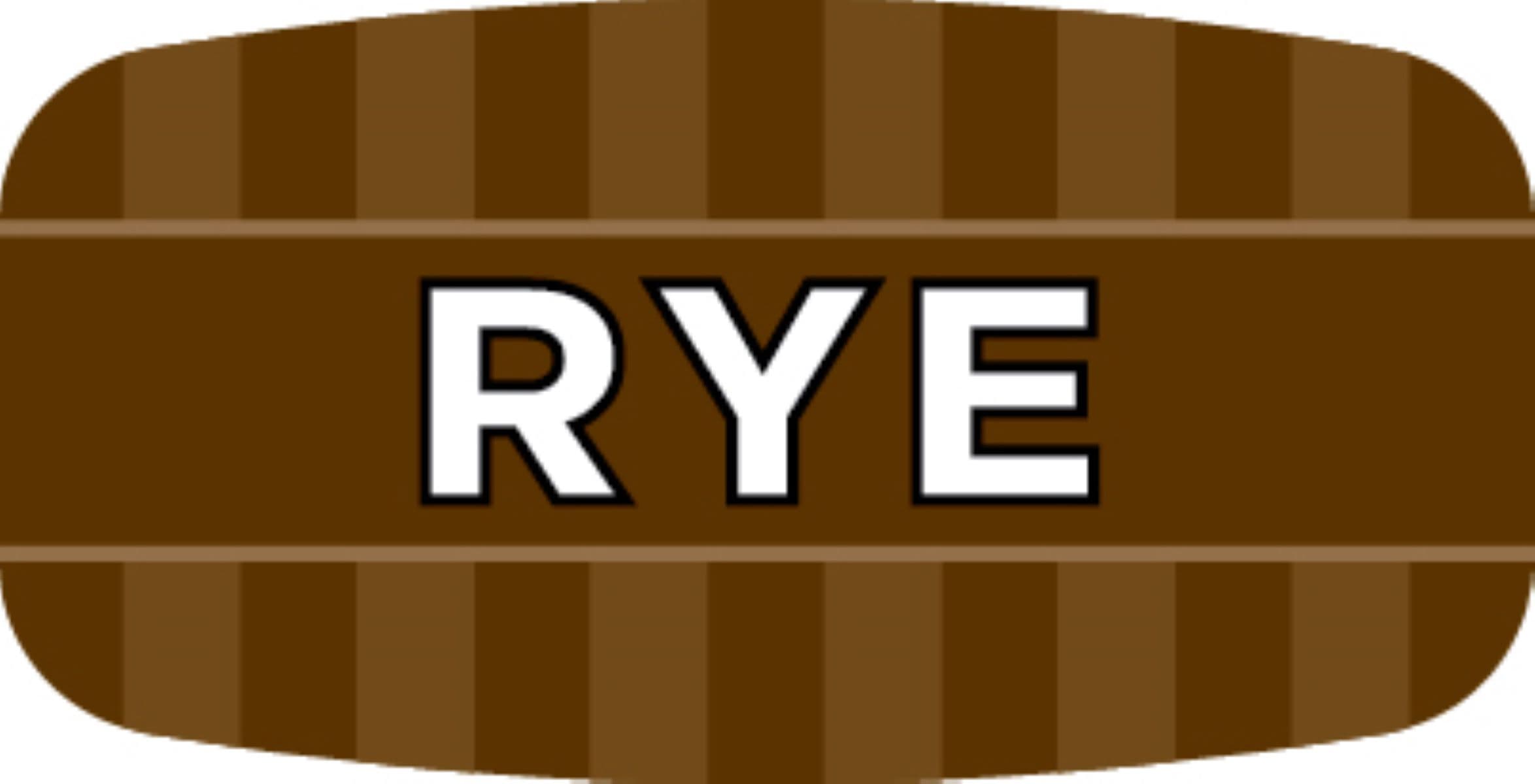 Rye Bakery Flavor Label 0.625X1.25 IN Oval 4 Color Process UV 1000 Count/Roll 50 Rolls/Case 50000 Count/Case
