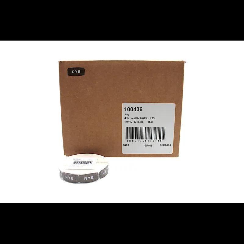 Rye Label Oval 500/Roll