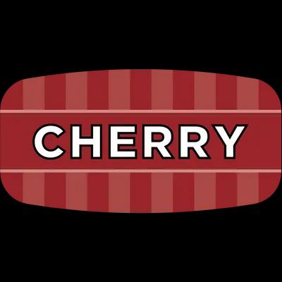 Cherry Label 0.625X1.25 IN Red Oval 1000/Roll